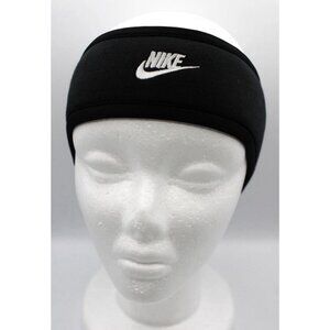 Nike Club Fleece Headband Girls Boys Youth OSFM Black/White NEW NWT
